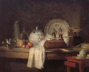 Jean Baptiste Simeon Chardin Housekeeper s kitchen table oil painting artist